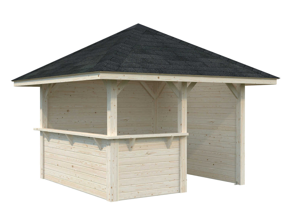 Bianca 102 (3x3m | 8,3m²) kulmapuutarhabaari