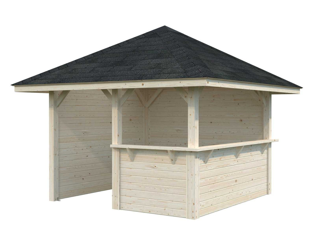 Bianca 102 (3x3m | 8,3m²) kulmapuutarhabaari