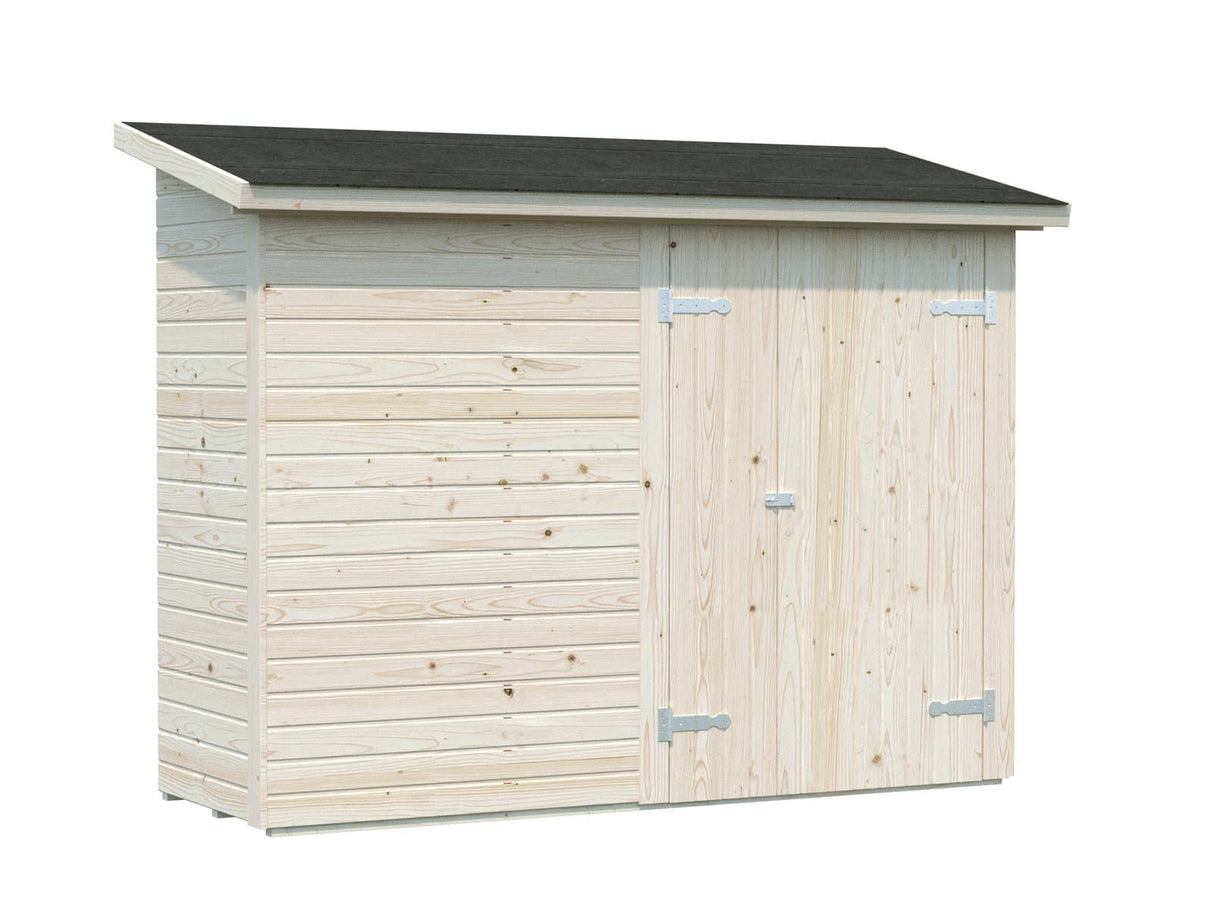 Leif XS (2,3x1m | 2,2m²) Lisävarasto rakennuksen viereen