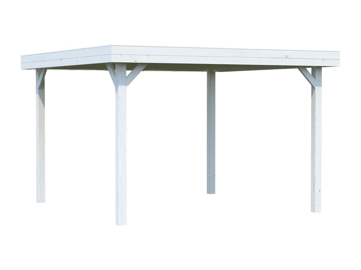 Lucy (3,5x3,5m | 12,2m²) Moderni neliönmuotoinen puinen huvimaja