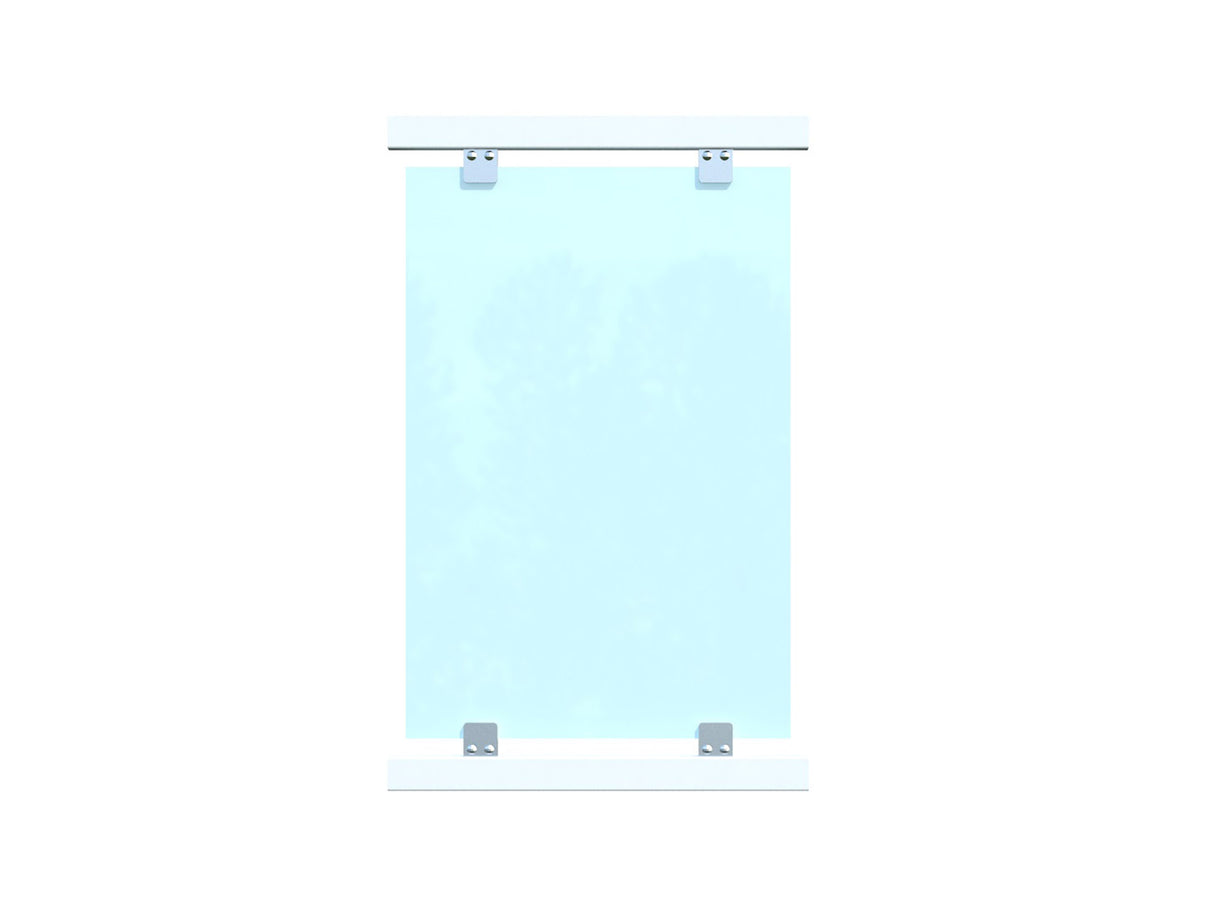 Aitaelelementti 'Siri 6 GLASS, fence for terrace' (554x890)
