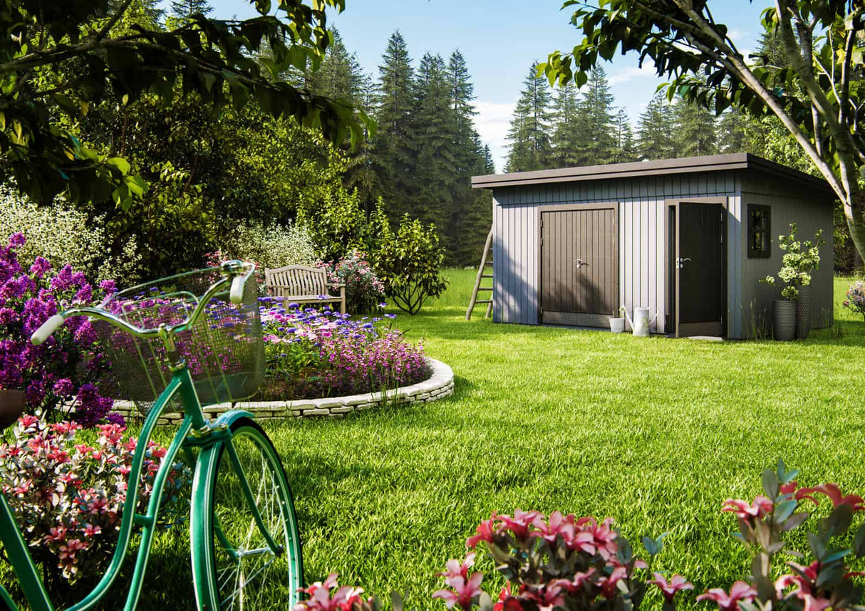 Kalle M (4,5x3,3m | 13,5m²) Kaksihuoneinen pulpettikattoinen varasto