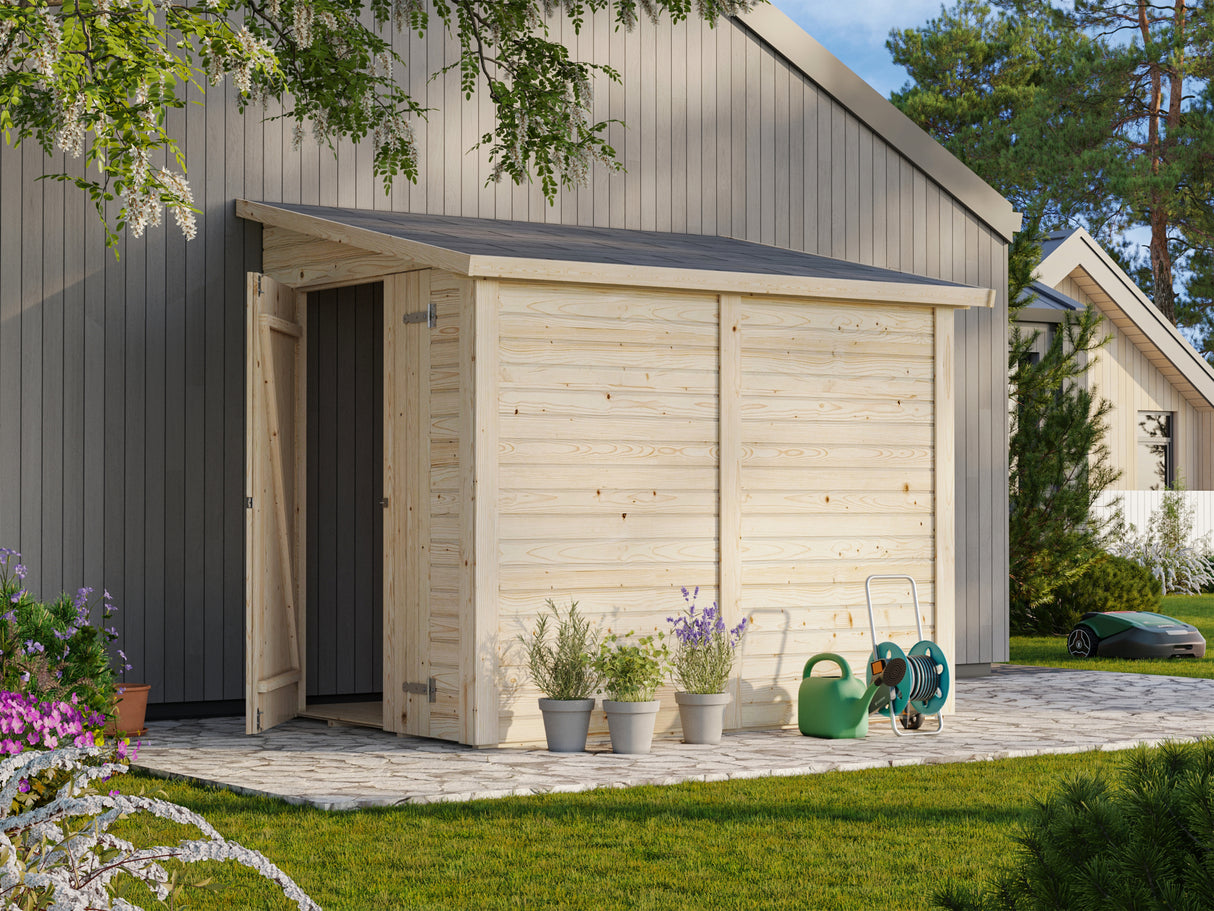 Mia S (2,2x1,7m | 3,6m²) Varasto rakennuksen viereen