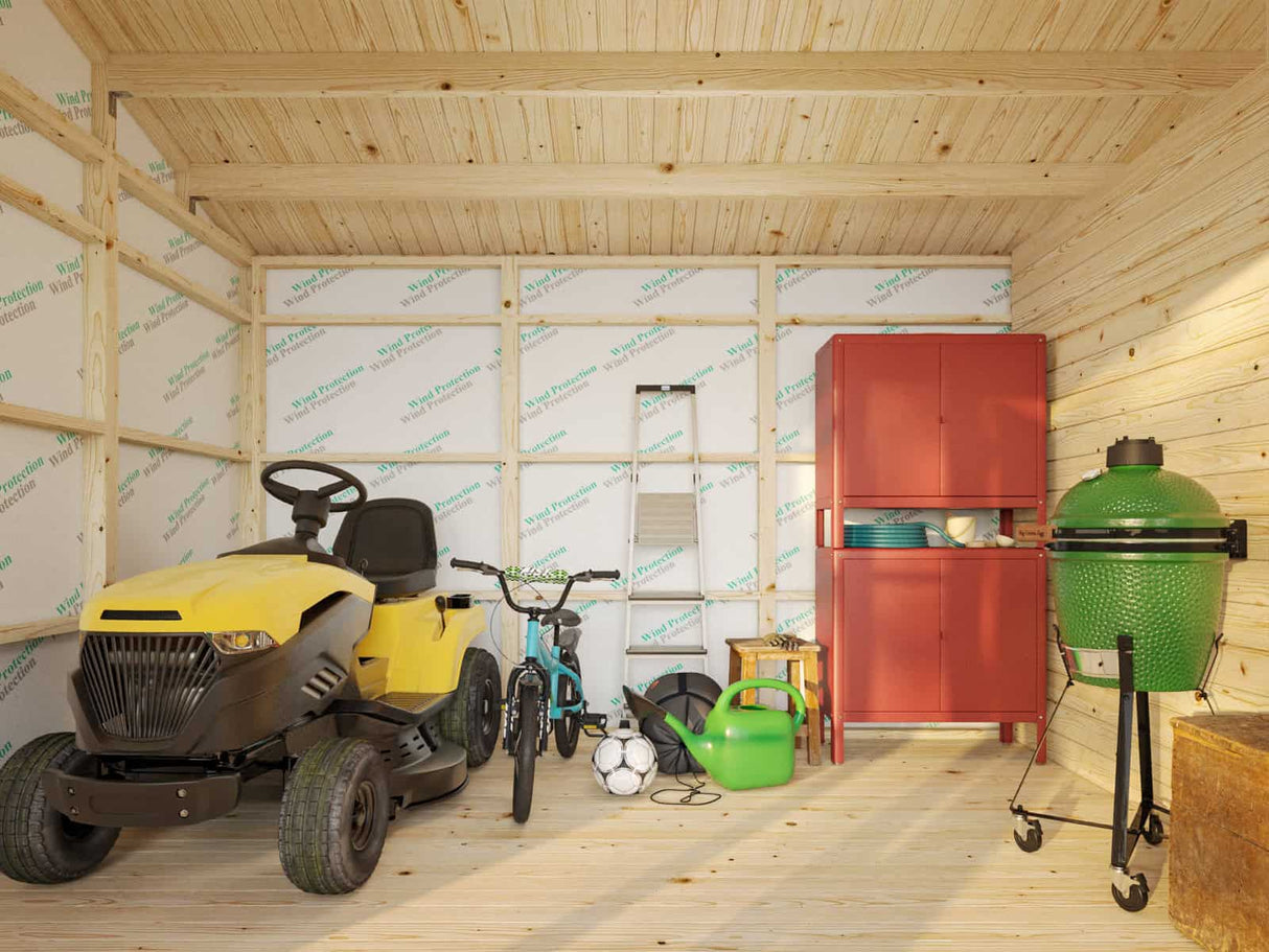 Olaf L (5,6x3,3m | 16,9m²) Moderni kaksihuoneinen pihavarasto