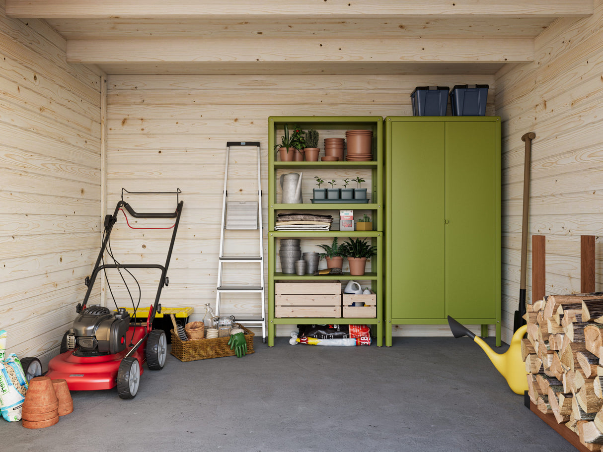 Ella (6,1x3,2m | 13,1+3,9m² | 28mm) Pulpettikattoinen kesämökki