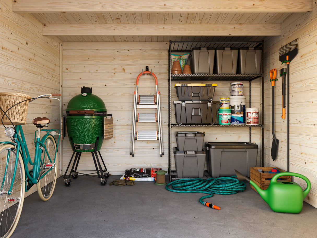 Ella (6,7x3,2m | 8,7+10,0m² | 28mm) Pulpettikattoinen kesämökki