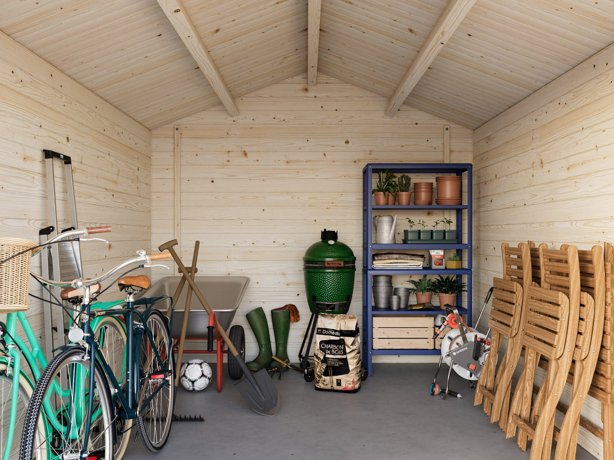 Lotta M (3x4m | 10,0m² | 34mm) Perinteinen pihamökki