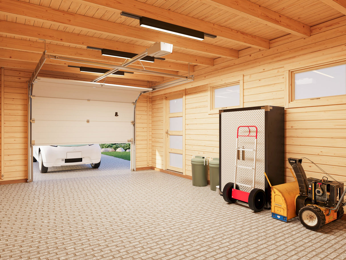 Rasmus (3,6x5,5m | 19,0m² | 44mm) Nosto-ovella