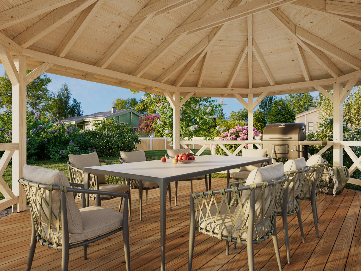 Betty L (4,7x6,2m | 25,0m²) iso puinen huvimaja