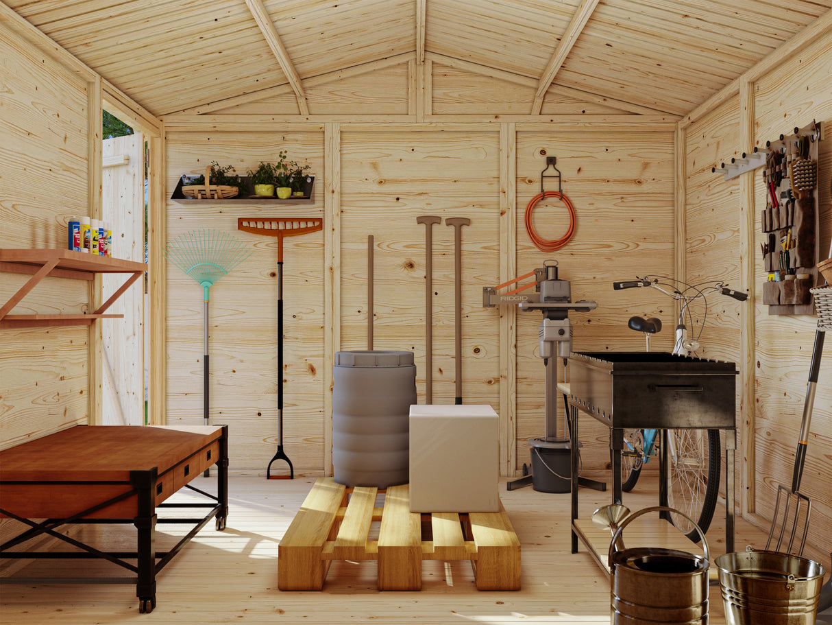 Dan L (2,7x5,5m | 14,7m²) Iso kaksihuoneinen varasto