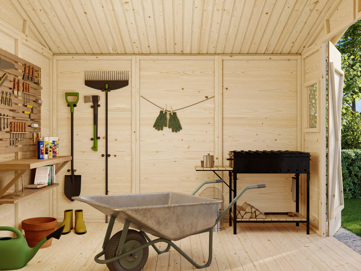 Dan S (2,7x2,8m | 7,5m²) Tilava varasto