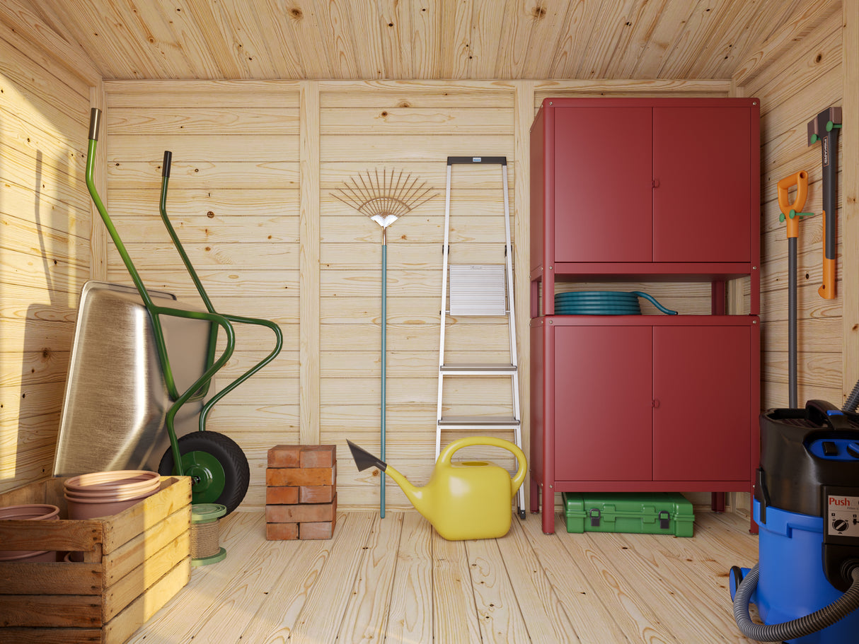 Leif M (2,7x1,7m | 4,5m²) Käytännöllinen puutarhavaja