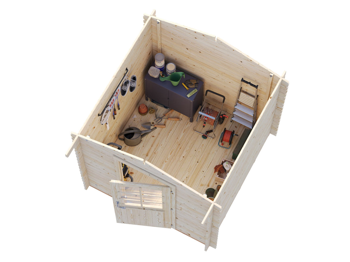 Vivian S (2x2m | 3,8m² | 28mm) Kompakti pihamökki