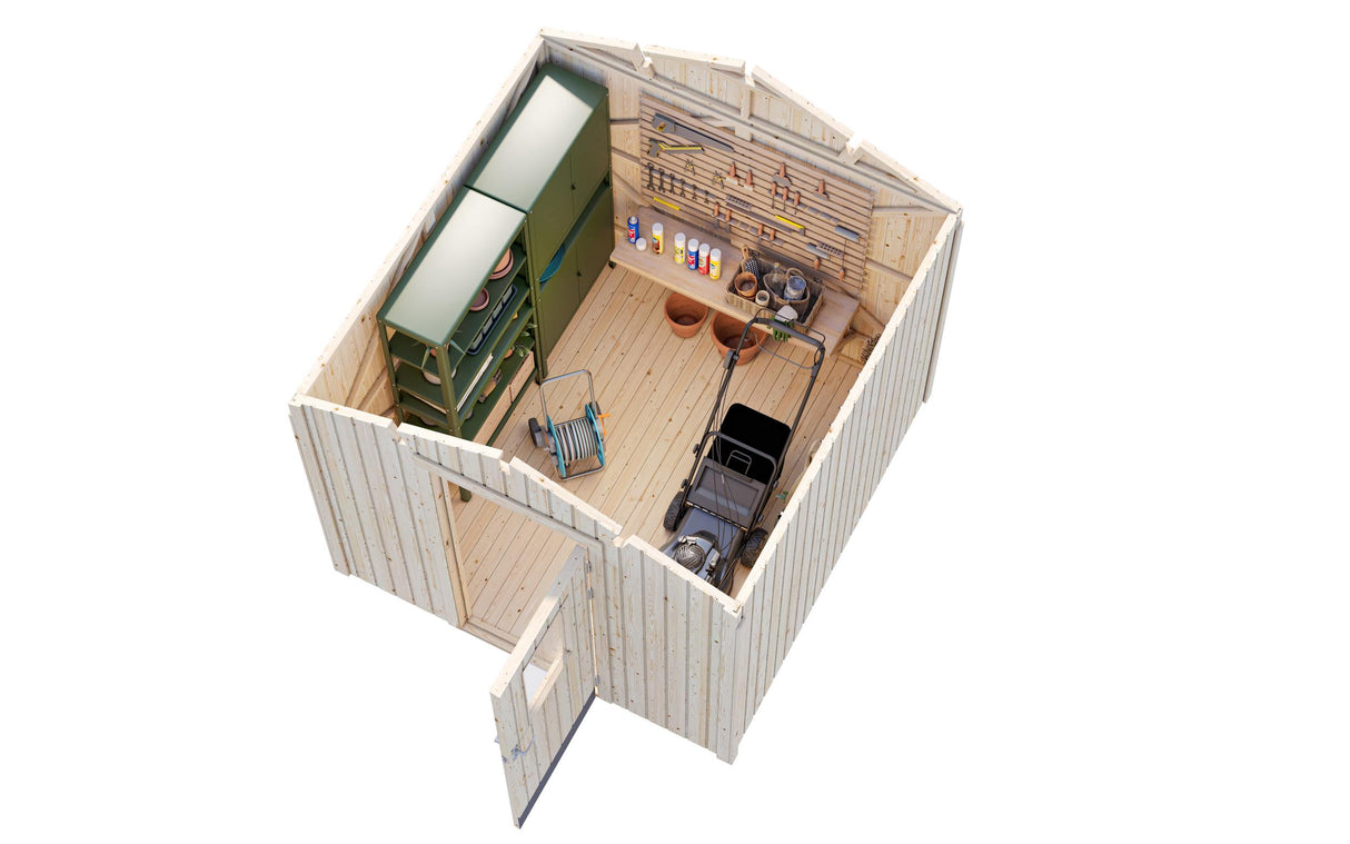 Lucas S (2,3x2,4m | 5,4m²) Laatukas pihavaja