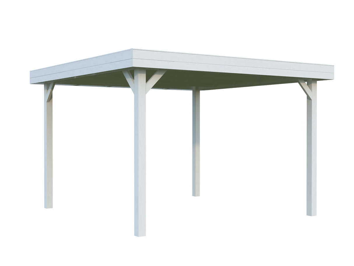 Lucy (3,5x3,5m | 12,2m²) Moderni neliönmuotoinen puinen huvimaja