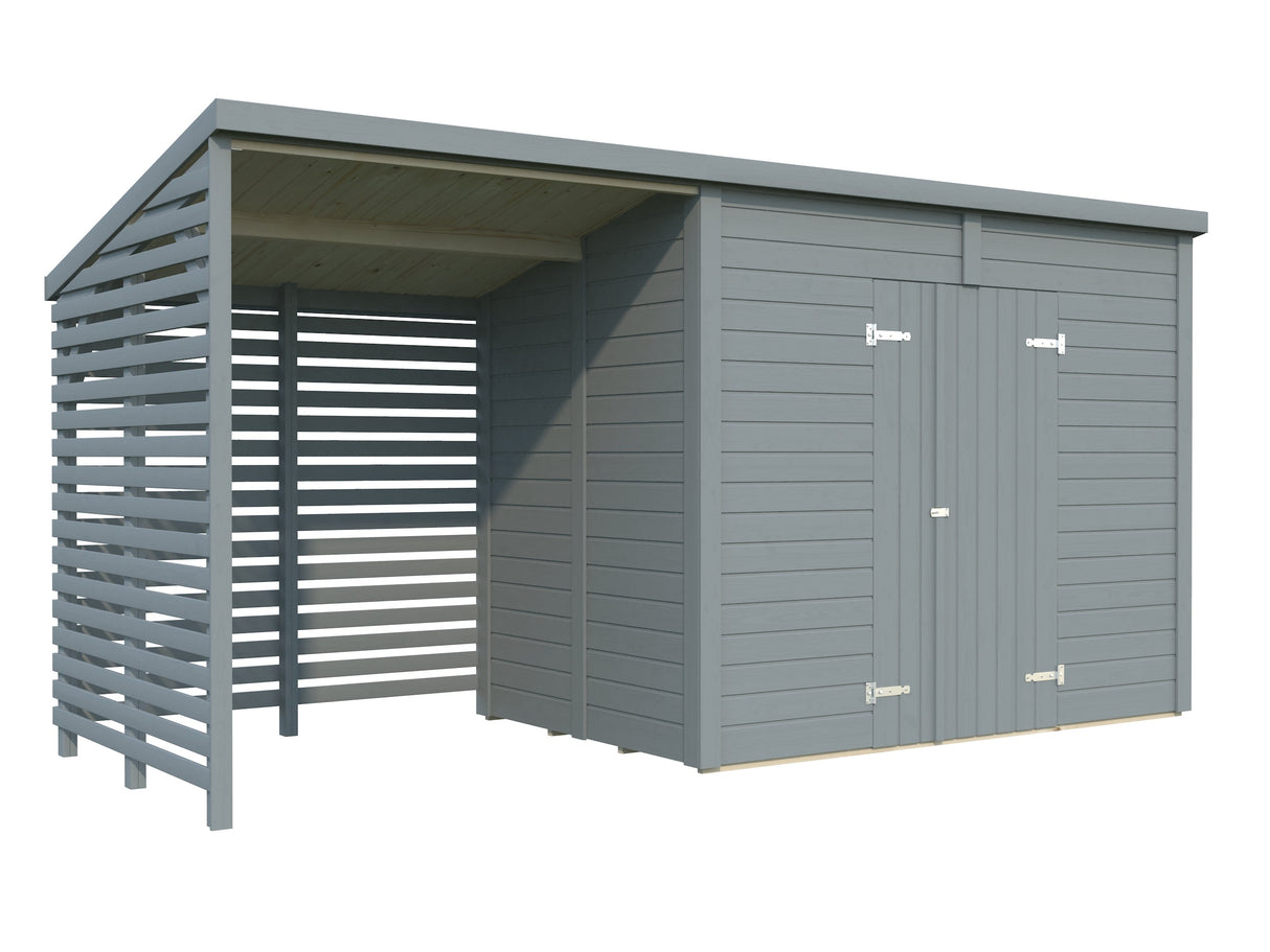 Leif XL (4,6x1,7m | 4,5+2,9m²) Tilava puutarhavaja