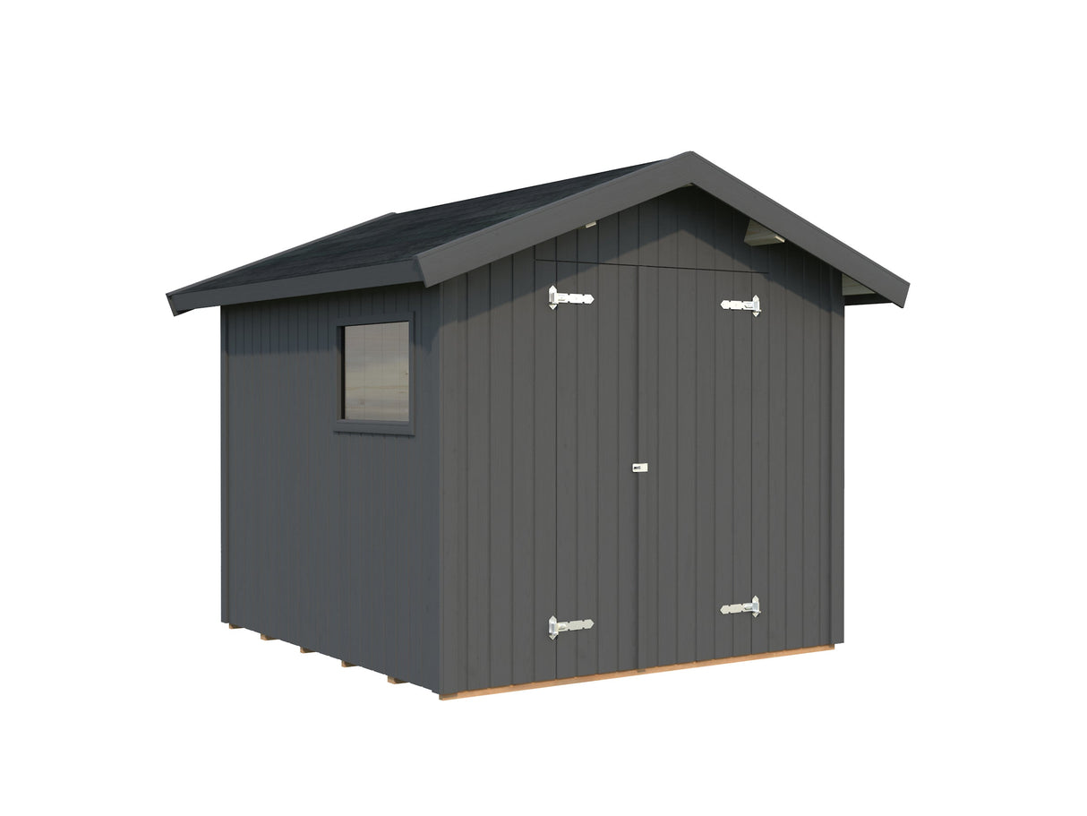 Nils S (2,3x2,4m | 5,4m²) Kompakti pihavarasto