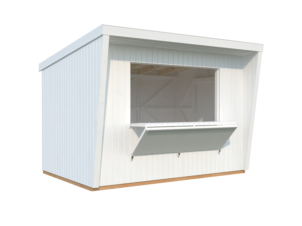 Kira (3,6x2,3m | 7,7m²) Puinen puutarhabaari