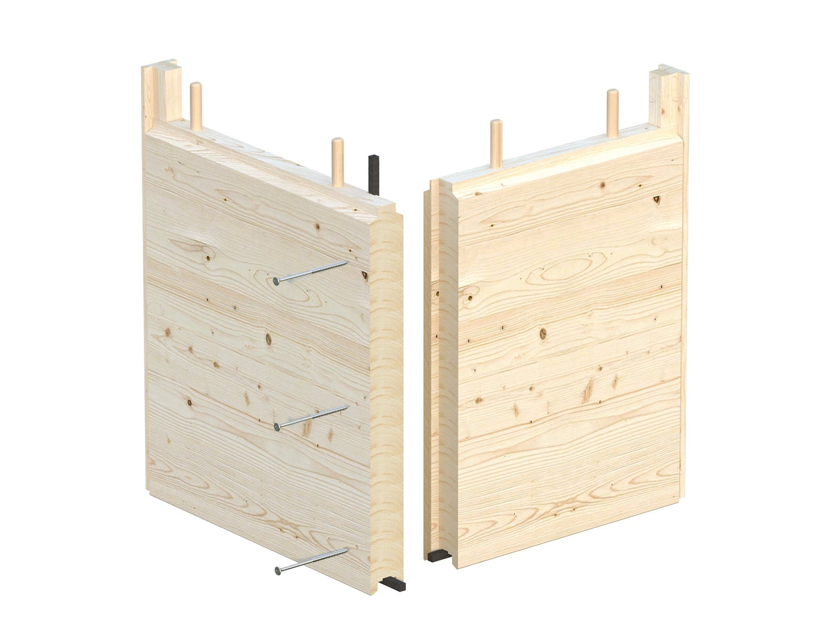 Grace Sauna S (2,5x2,3m | 5,3m² | 56mm) Liimapuusta puutarhasauna