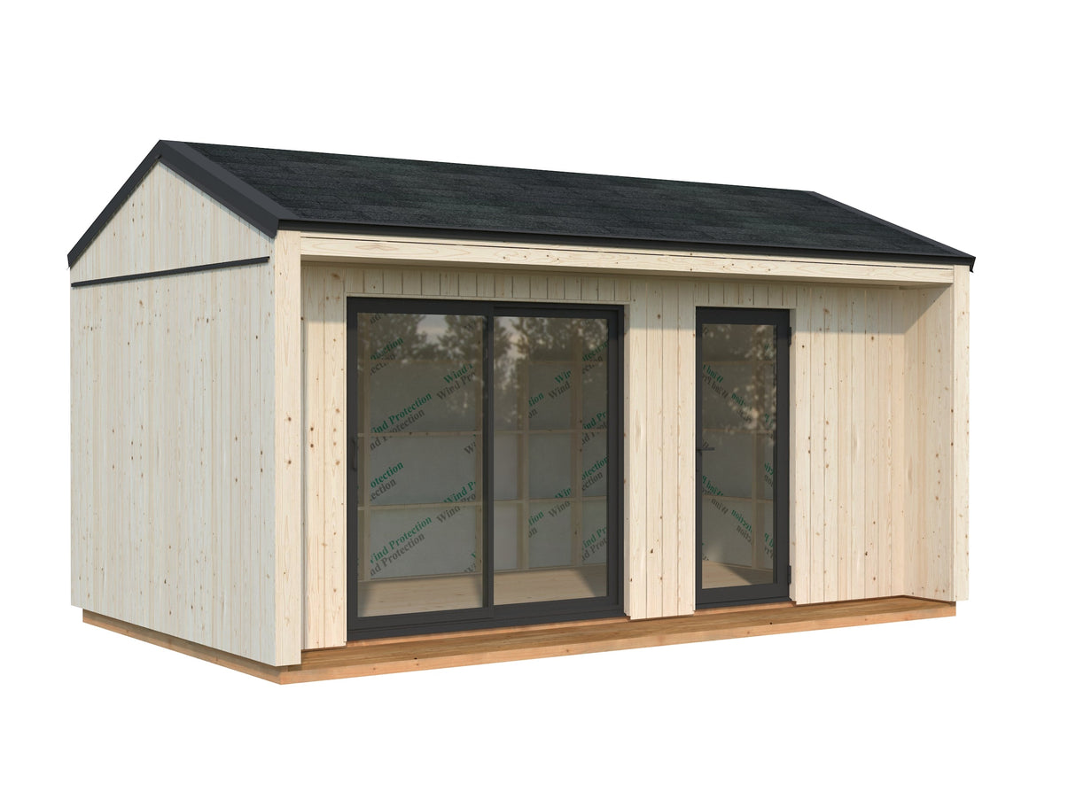 Rebekka S (5,6x3,4 m | 13,6 m² | 18 mm) Eristysvalmis pohjoismainen tiny house