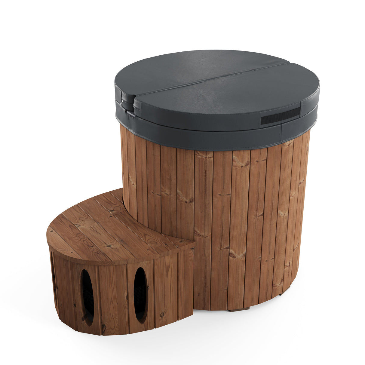 Isen (d100cm | 1-hengen) Puinen kylmäallas (valinnainen jäähdytin) - Lämpökansi sisältyy