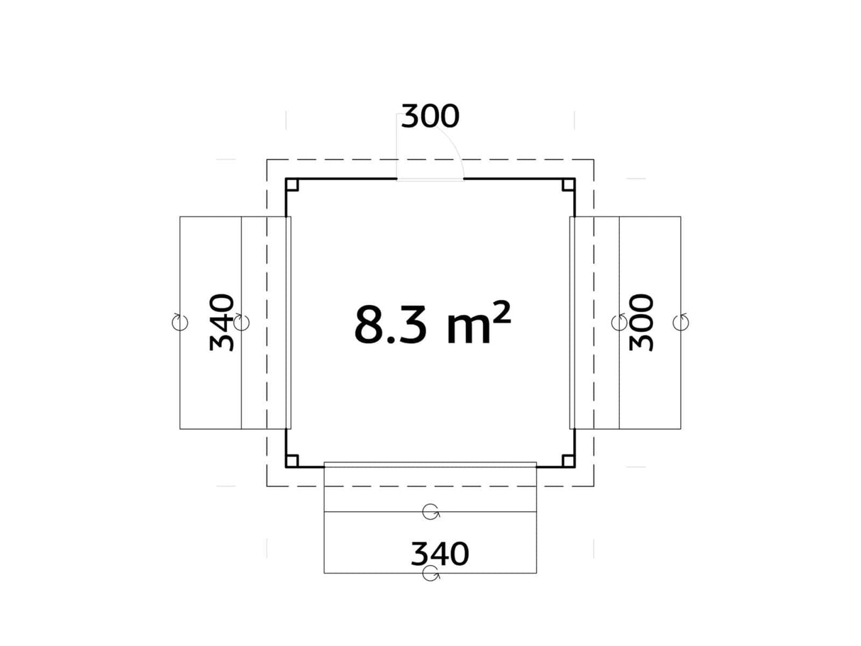 Lenna 306 (3x3m | 8,3m²)