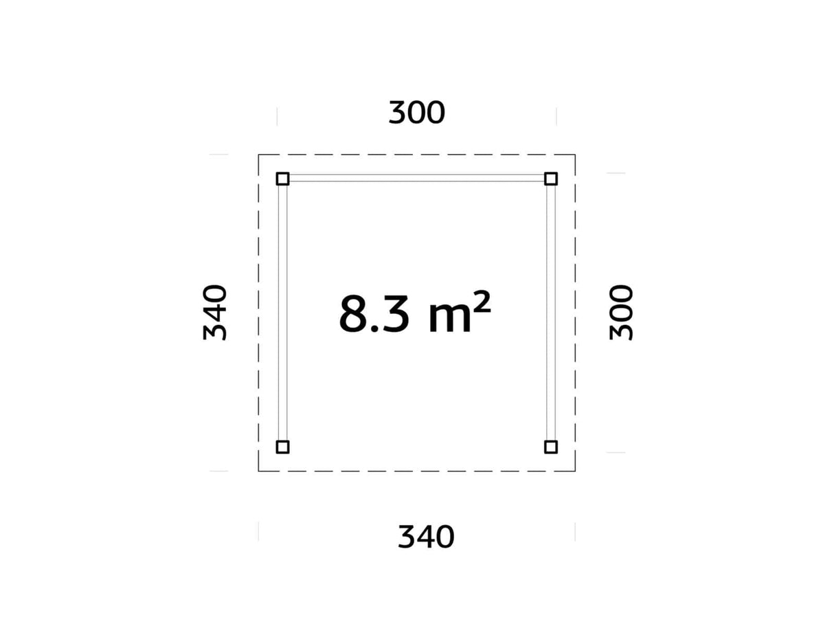 Lenna 301 (3x3m | 8,3m²)