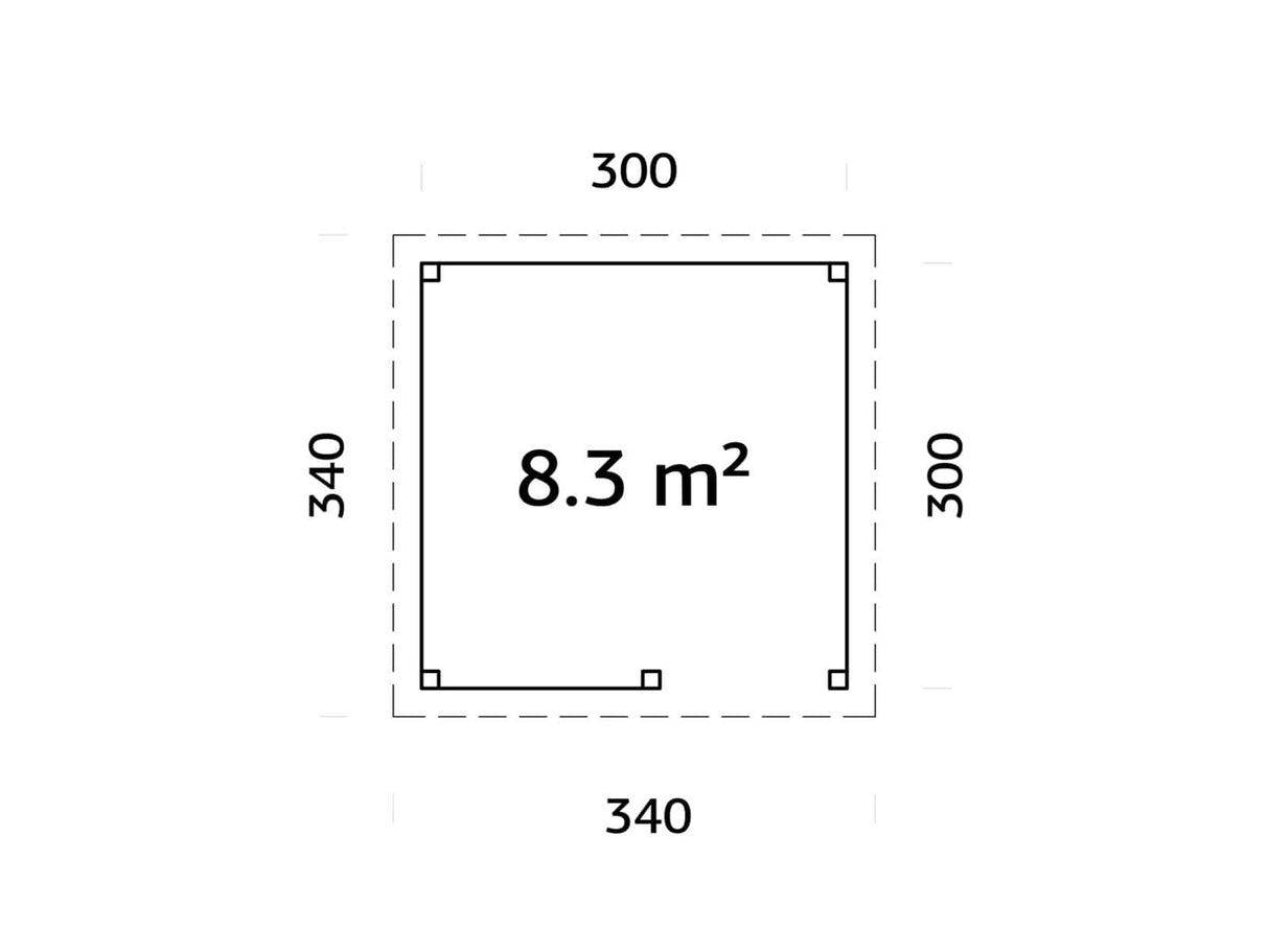 Lenna 303 (3x3m | 8,3m²)