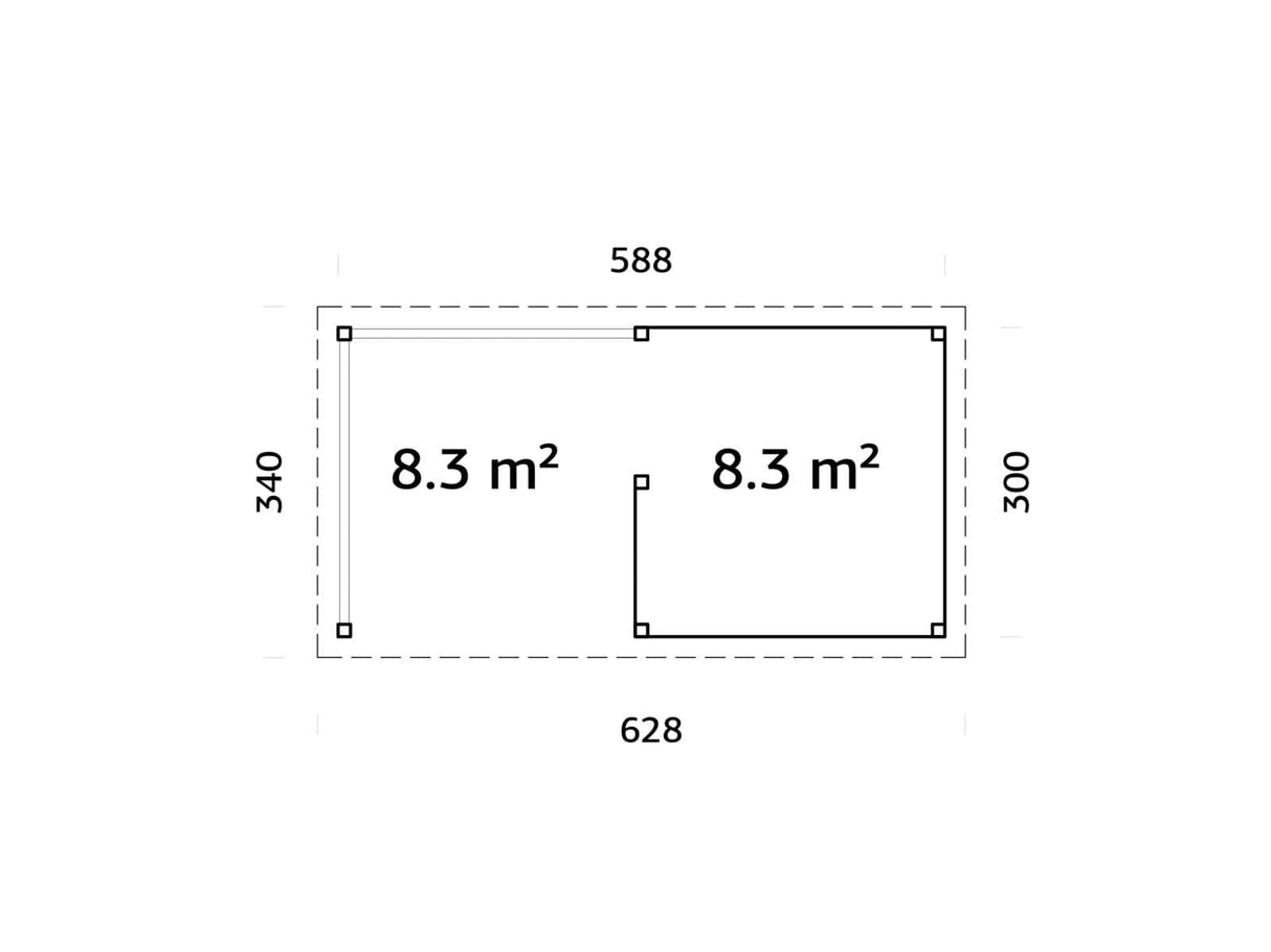 Lenna 310 (5,9x3m | 16,6m²)