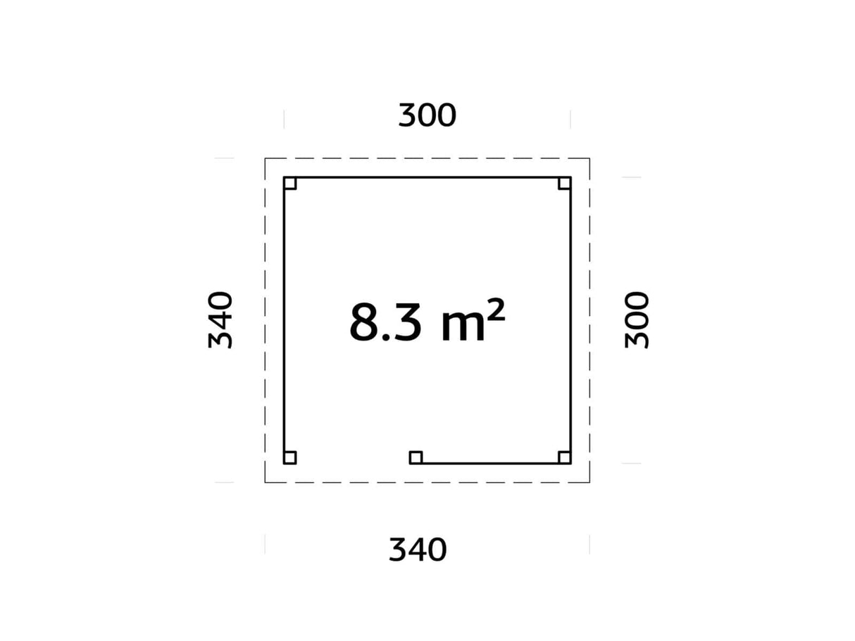 Lenna 303 (3x3m | 8,3m²)