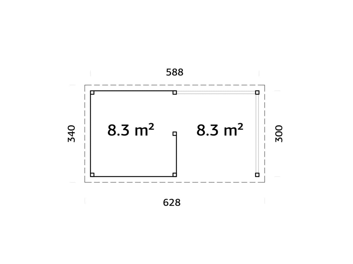 Lenna 310 (5,9x3m | 16,6m²)