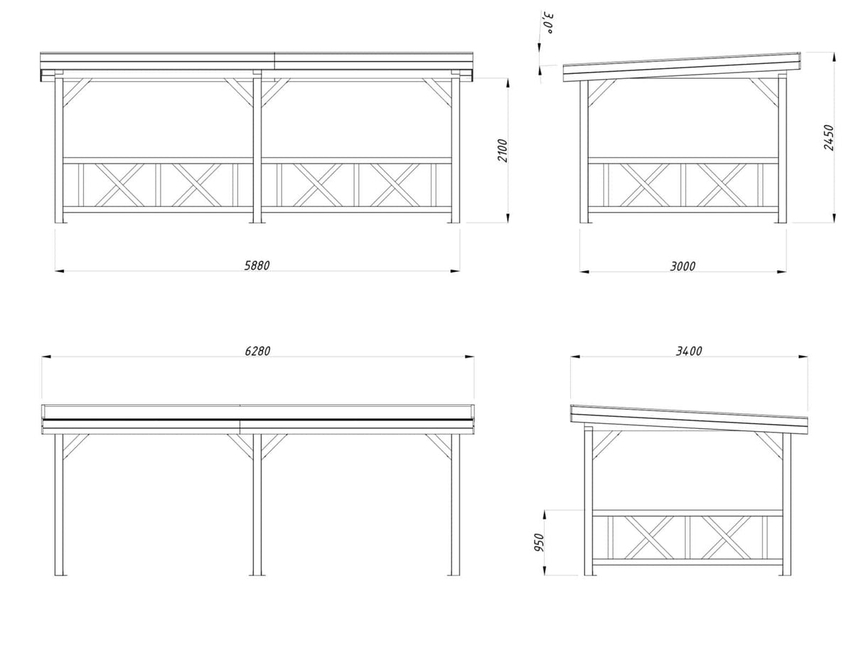 Lenna 307 (5,9x3m | 16,6m²)
