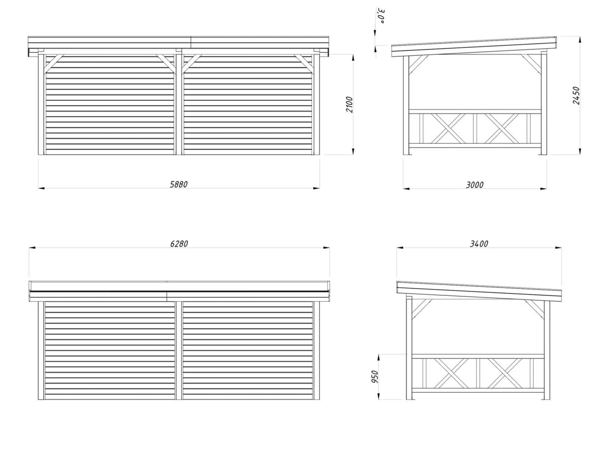 Lenna 308 (5,9x3m | 16,6m²)