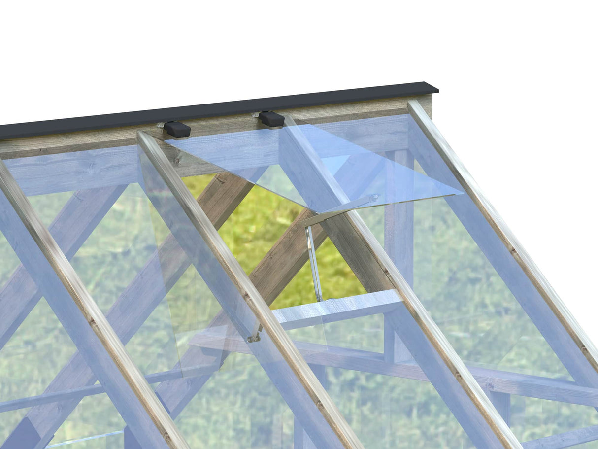 Emilia M (2,4x3,6m | 8,2m² | 18mm) Moderni kasvihuone