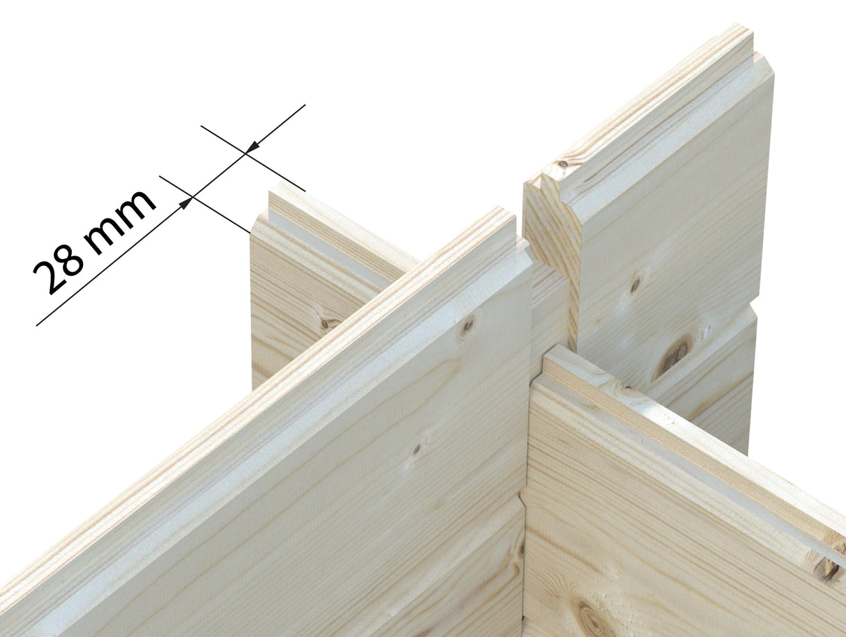 Puucee Petteri (1,4x1,6m | 1,5m² | 28mm)