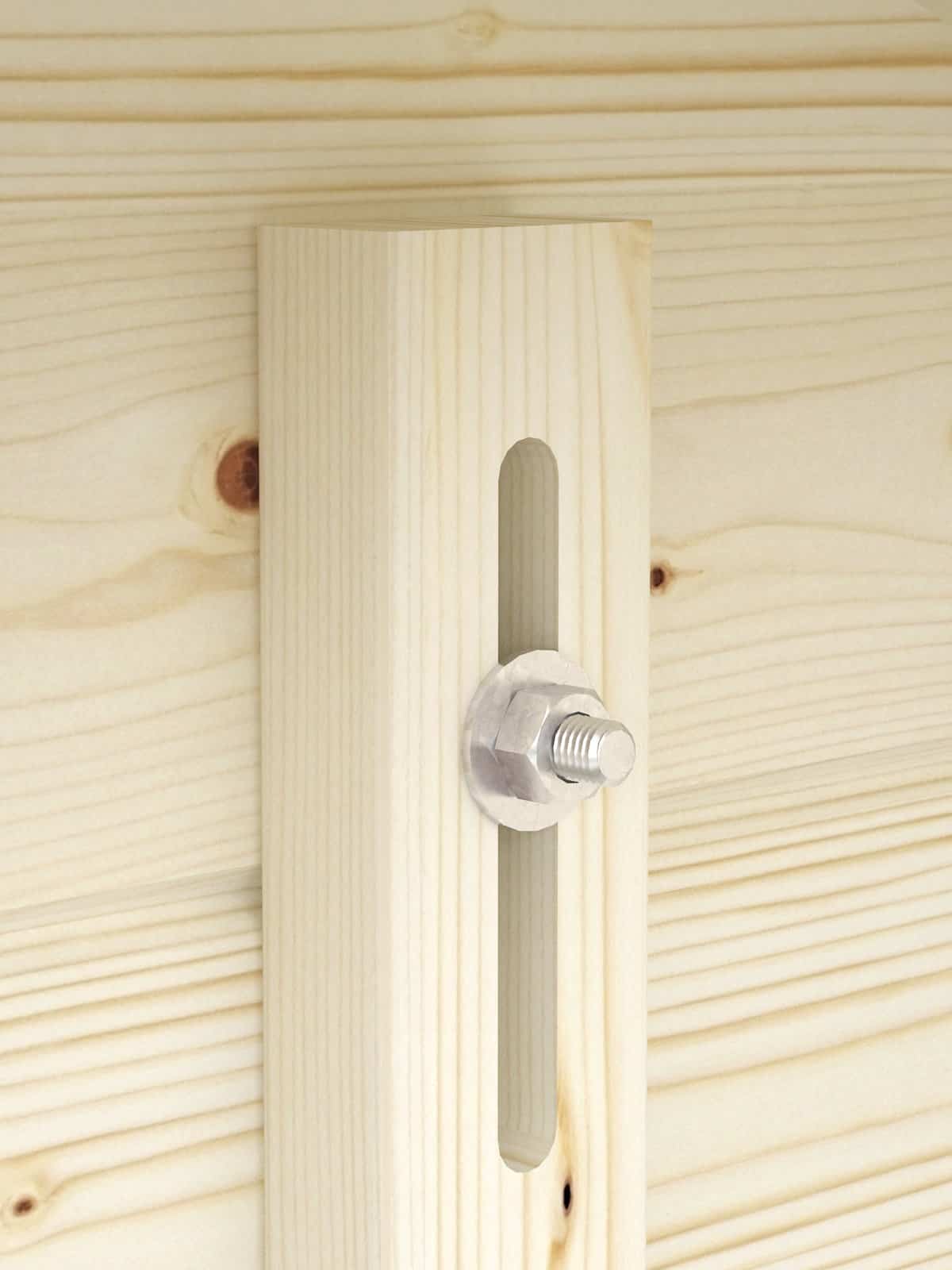 Ella (6,1x3,2m | 13,1+3,9m² | 28mm) Pulpettikattoinen kesämökki