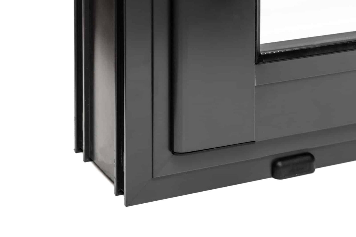 Sanna Sauna XL (5,2x2,9m | 12,8m² | 44mm) Moderni pihasauna liukuovilla