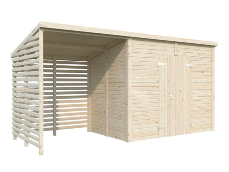 Leif XL (4,6x1,7m | 4,5+2,9m²) Tilava puutarhavaja