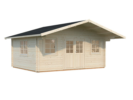 Helena L (5,3x4,1m | 18,6m² | 70mm) Perinteinen vierasmaja