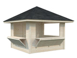 Bianca 106 (3x3m | 8,3m²) kioski kolmella luukulla