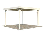 Lucy (3,5x3,5m | 12,2m²) Moderni neliönmuotoinen puinen huvimaja