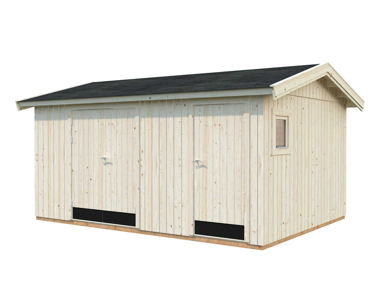 Olaf M (4,5x3,3m | 13,5m²) Moderni kaksihuoneinen pihavarasto