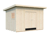 Stig (3,5x2,4m | 8,2m²) Moderni ja turvallinen puutarhavarasto