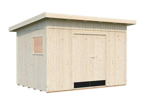 Stig (3,5x2,4m | 8,2m²) Moderni ja turvallinen puutarhavarasto