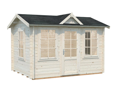 Claudia S (3,2x2,4m | 7,4m² | 28mm) Clockhouse-tyylinen piharakennus
