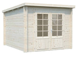 Ella (2,6x3,2m | 6,9m² | 28mm) Pieni pulpettikattoinen kesämökki