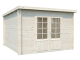 Ella (3,2x3,2m | 8,7m² | 28mm) Pulpettikattoinen kesämökki