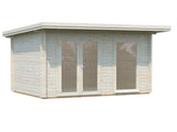 Heidi S (4,1x3m | 11,7m² | 44mm) Moderni kevyt pihamökki