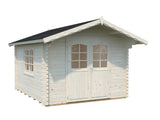 Sally S (3x3,6m | 10,2m² | 44mm) Kompakti perinteinen pihamökki