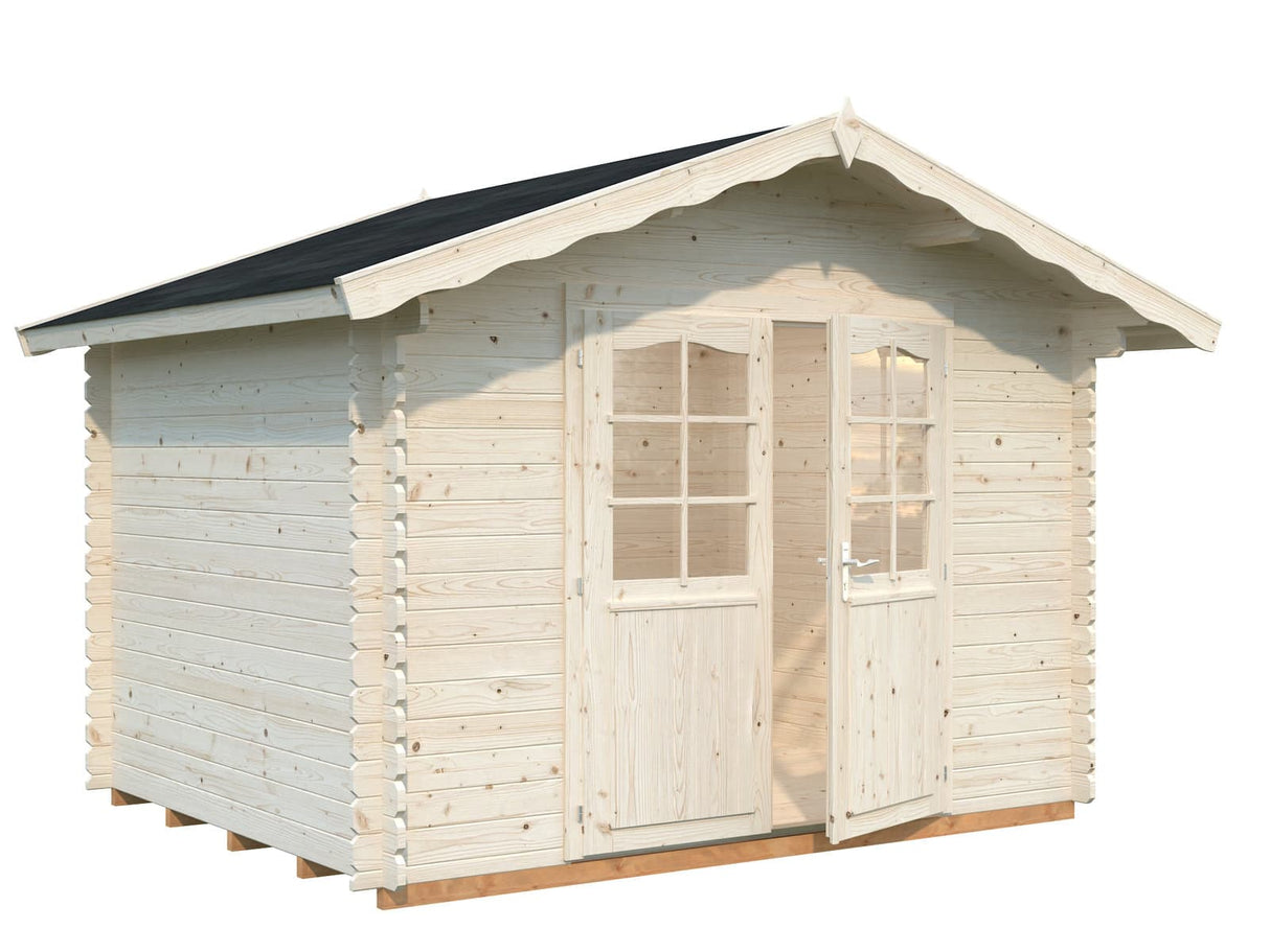 Vivian M (3x2,4m | 6,9m² | 28mm) Kompakti pihamökki